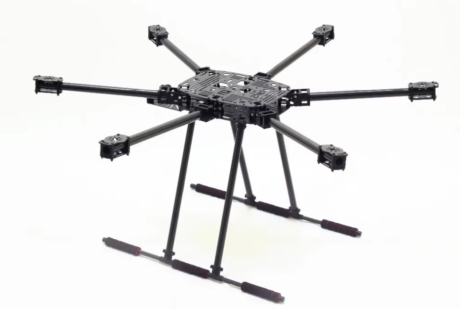 Marco Hexa-Rotor de fibra de carbono plegable ZD850 Marco Hexa-Rotor de fibra de carbono plegable ZD850
